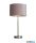 ALADDIN EU58911PI Finn Table Lamp - Satin Nickel, Pink Velvet Shade