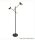 ALADDIN EU5962-2BG Diablo 2Lt LED Adjustable Floor Lamp - Black Metal > Gold