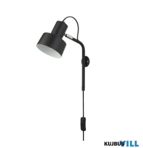 ALADDIN EU60228BK x Conical Plug-in Wall Light - Black