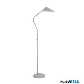 ALADDIN EU60420WH Swan Floor Lamp - Chrome & White Metal