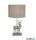 ALADDIN EU60436SI Stag Table Lamp - Silver