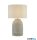 ALADDIN EU60452GY x Rib Table Lamp - Grey Textured Ceramic