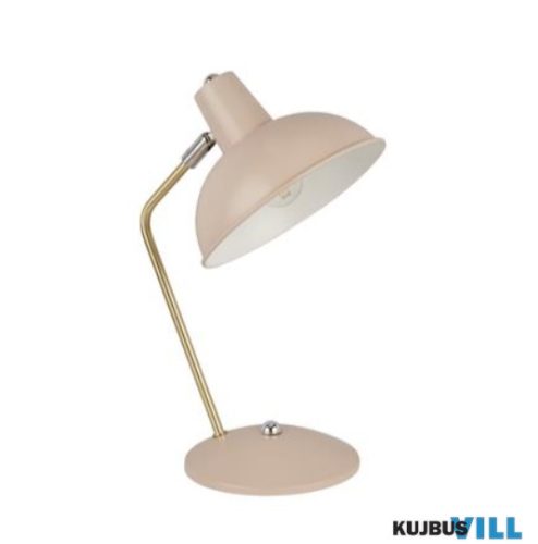 ALADDIN EU60985PI x Aberdeen Table Lamp - Blush Pink With Pale Gold Stem