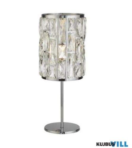 ALADDIN EU6584CC Bijou Table Lamp - Chrome > Crystal Glass