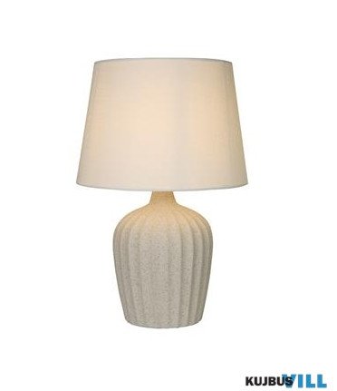 ALADDIN EU66037CR Padstow Table Lamp - Ceramic with Fabric Shade