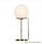 ALADDIN EU8092AB Sphere Table Lamp - Antique Brass > Opal Glass Shade