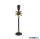 ALADDIN EU81210BK Palm Table Lamp Base - Matt Black > Antique Brass