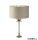 ALADDIN EU81210TA Palm Table Lamp - Antique Nickel > Taupe Velvet Shade
