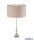 ALADDIN EU81214PI Whitby Table Lamp - Chrome Metal > Pink Velvet Shade