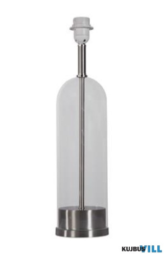 ALADDIN EU81711SN Oxford Table Lamp Base - Satin Nickel with Clear Glass