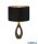 ALADDIN EU86531BK Bucklow Table Lamp - Antique Brass > Black Velvet Shade
