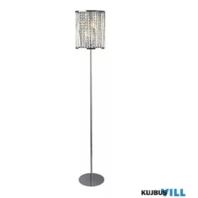   ALADDIN EU8932CC Elise  2Lt Floor Lamp  - Chrome Metal & Crystal