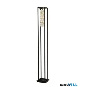   ALADDIN EU89563BK Elevator Floor Lamp - Matt Black Frame & Crystal Centre