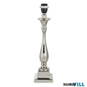   ALADDIN EU89681CC Lux & Belle Candlestick Asztali lámpa (csak lámpatest) - Chrome & Grey Shade