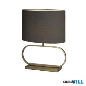   ALADDIN EU92102GY Sleek Table Lamp - Bronze Metal with Grey shade
