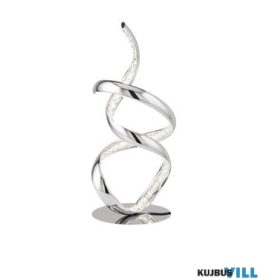   ALADDIN EU9218CC Twirls Table Lamp  - Chrome Metal > Clear Crystal