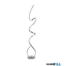   ALADDIN EU9219CC Twirls LED Floor Lamp - Chrome & Clear Crystal