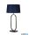 ALADDIN EU94101AZ Modish Table Lamp - Matt Black Metal With Shade - Navy