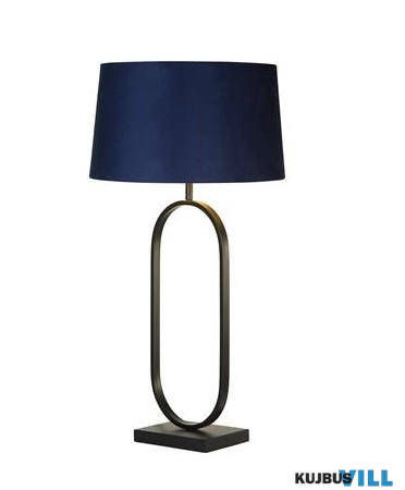 ALADDIN EU94101AZ Modish Table Lamp - Matt Black Metal With Shade - Navy