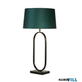   ALADDIN EU94101EM Modish Table Lamp - Matt Black Metal With Emerald Shade