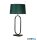 ALADDIN EU94101EM Modish Table Lamp - Matt Black Metal With Emerald Shade