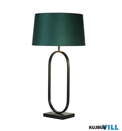 ALADDIN EU94101EM Modish Table Lamp - Matt Black Metal With Emerald Shade