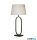 ALADDIN EU94101WH Modish Table Lamp - Matt Black Metal With White Shade