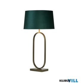   ALADDIN EU94102EM Modish Table Lamp - Bronze Metal with Emerald Shade