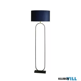   ALADDIN EU95101AZ Modish Floor Lamp - Black Metal with Navy Shade