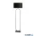 ALADDIN EU95101BK Modish Floor Lamp - Black Metal with Black Shade