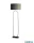 ALADDIN EU95101DGY Modish Floor Lamp - Black Metal with Dark Grey Shade