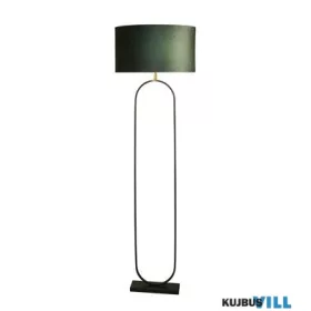   ALADDIN EU95101GR Modish Floor Lamp Black Metal with Green Shade