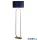 ALADDIN EU95102AZ Modish Floor Lamp Bronze Metal with Navy Shade