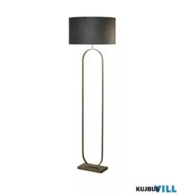   ALADDIN EU95102DGY Modish Floor Lamp Bronze Metal with Dark Grey Shade