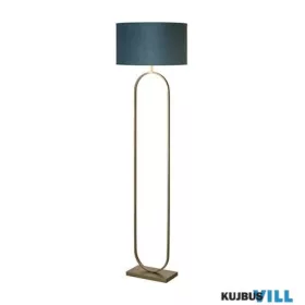   ALADDIN EU95102TE Modish Floor Lamp Bronze Metal with Teal Shade