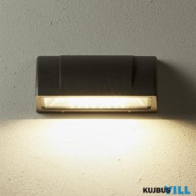   ALADDIN OD-BER2-G Berkeley II Kültéri fali lámpa, 8W LED 3000k, IP54 Graphite