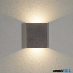   ALADDIN OD-SAV-G Savoy Kültéri fali lámpa, 2 x 6W, 3000k, IP65, Graphite