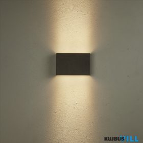   ALADDIN OD-SAVP-G Savoy Plus Kültéri Fali lámpa , 2 x 9W, 3000k, IP65, Graphite