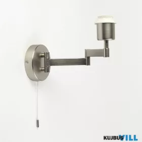   ALADDIN SH-WBFEN-SN Fenchurch Wall Light, E27, Satin Nickel Falikar búra nélkül