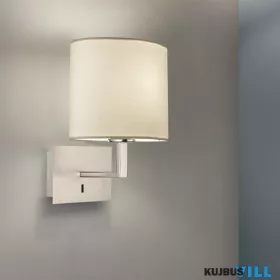   ALADDIN SH-WBPIM2-SN Pimlico Fali lámpa 2, E27, Satin Nickel