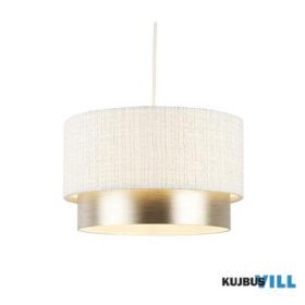 ALADDIN SO701895 Amelie Two Tier Shade - White & Champagne