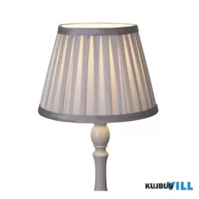 ALADDIN SO701930 Raye Taper Pleat Silk Shade 20Cm Silver