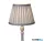 ALADDIN SO701930 Raye Taper Pleat Silk Shade 20Cm Silver