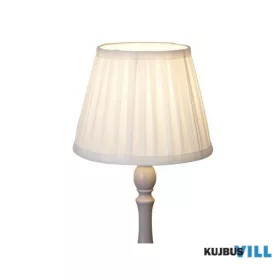 ALADDIN SO701931 Raye Taper Pleat Silk Shade 20Cm White
