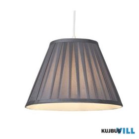 ALADDIN SO701933 Raye Taper Pleatsilk Shade 30Cm Charcoal