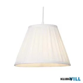 ALADDIN SO701935 Raye Taper Pleat Silk Shade 30Cm White