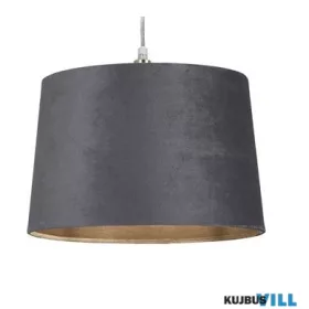 ALADDIN SO701939 Velvet Drum Shade 30Cm Charcoal