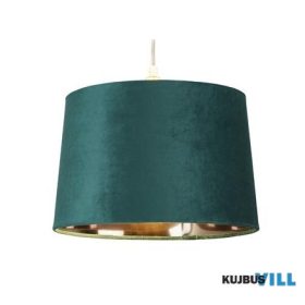 ALADDIN SO701940 Velvet Drum Shade 30Cm Emerald