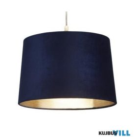 ALADDIN SO701942 Velvet Drum Shade 30Cm Navy