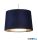ALADDIN SO701942 Velvet Drum Shade 30Cm Navy